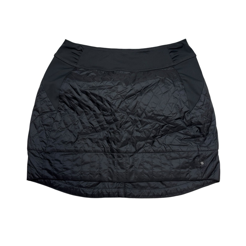 Mountain Hardwear Skirt Size Medium‎ Insulated Black Mini  Quilted